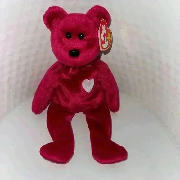 1999/Ty Beanie Baby “Valentina” Plush Stuffed/PE Pellets/China/5th gen hang tag - Picture 3 of 14